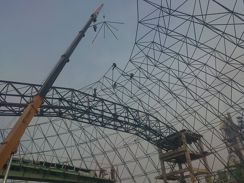 广丰县网架施工